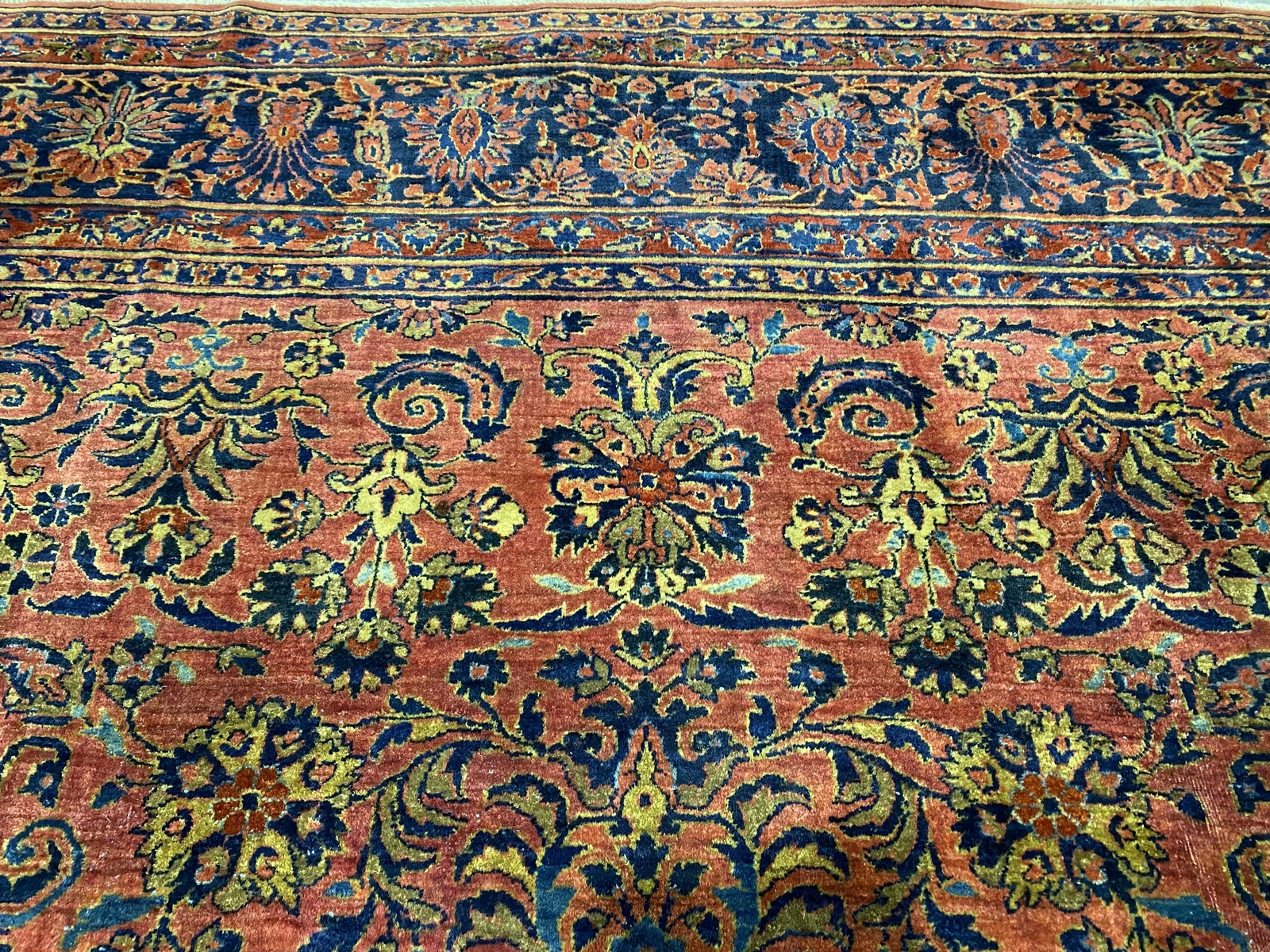 Large 11×15′ ANTIQUE Perssiaan Saroukk Rug #F-6395