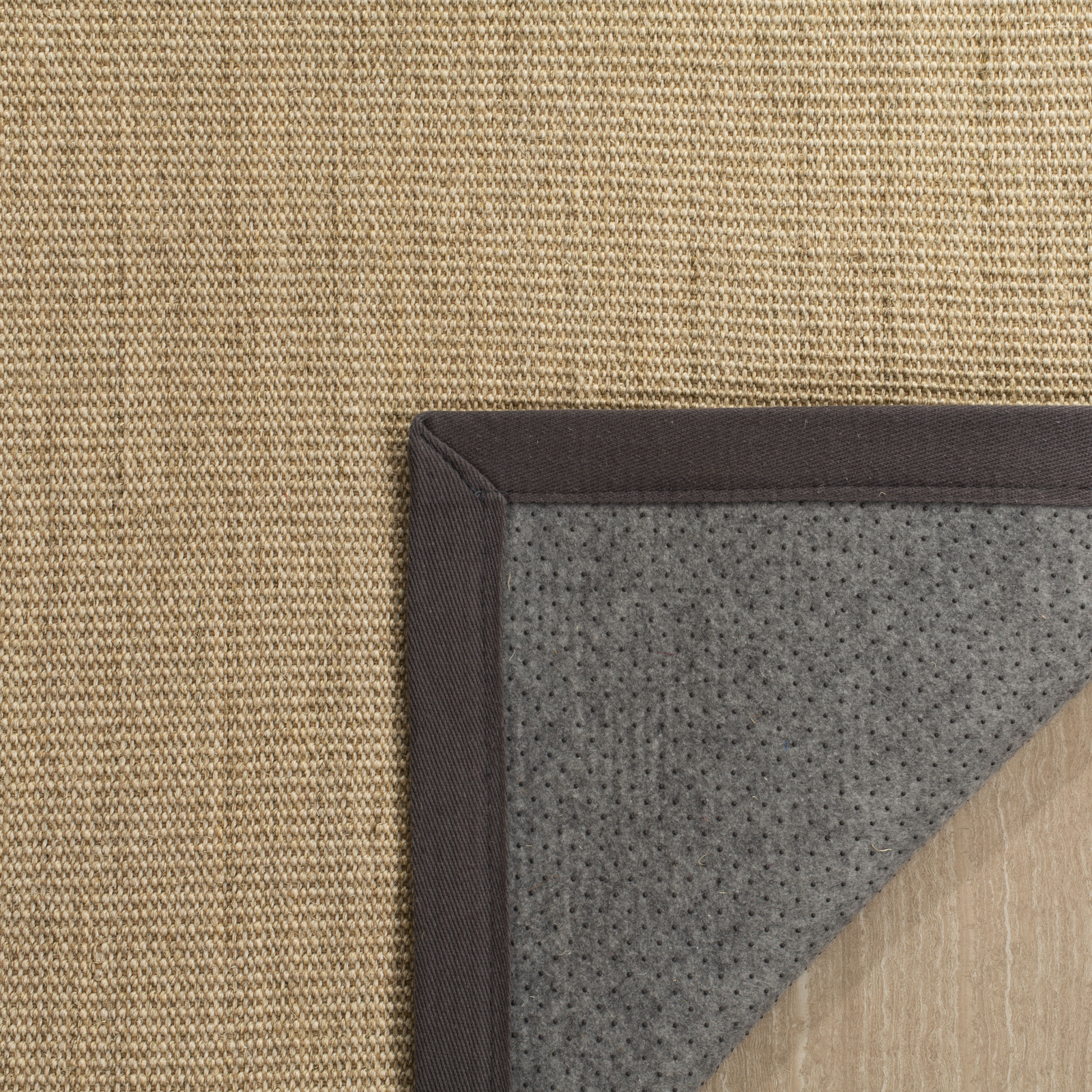 Safavieh Power Loomed Natural Fiber Collection Natural/Grey Area Rugs – NF131B