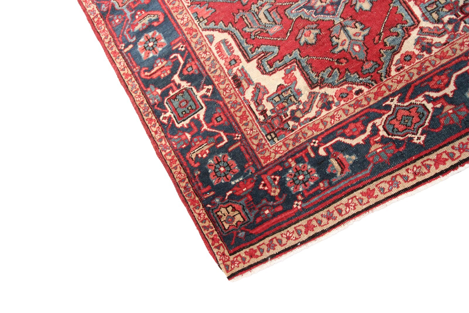 4×5 Antique Handmade Traditional High Quality Area Rug 107cm x 160cm c.1920