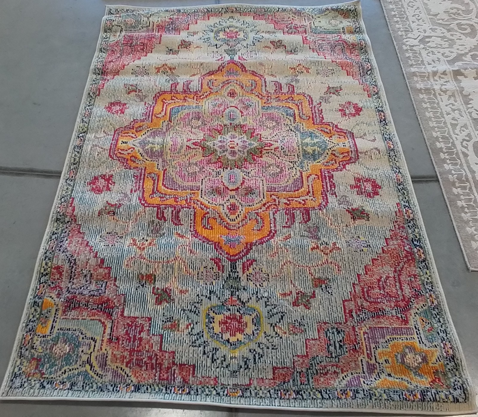LIT BLUE FUCHSIA 4′-0″ x 6′-0″ Back Stain Rug Reduced Price 1172778498 CRS501B-4