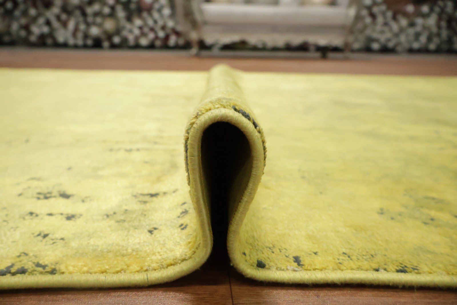 Elegant Distressed Look Area Rug 5×8 Ft Contemporary Abstract Turkish Carpet