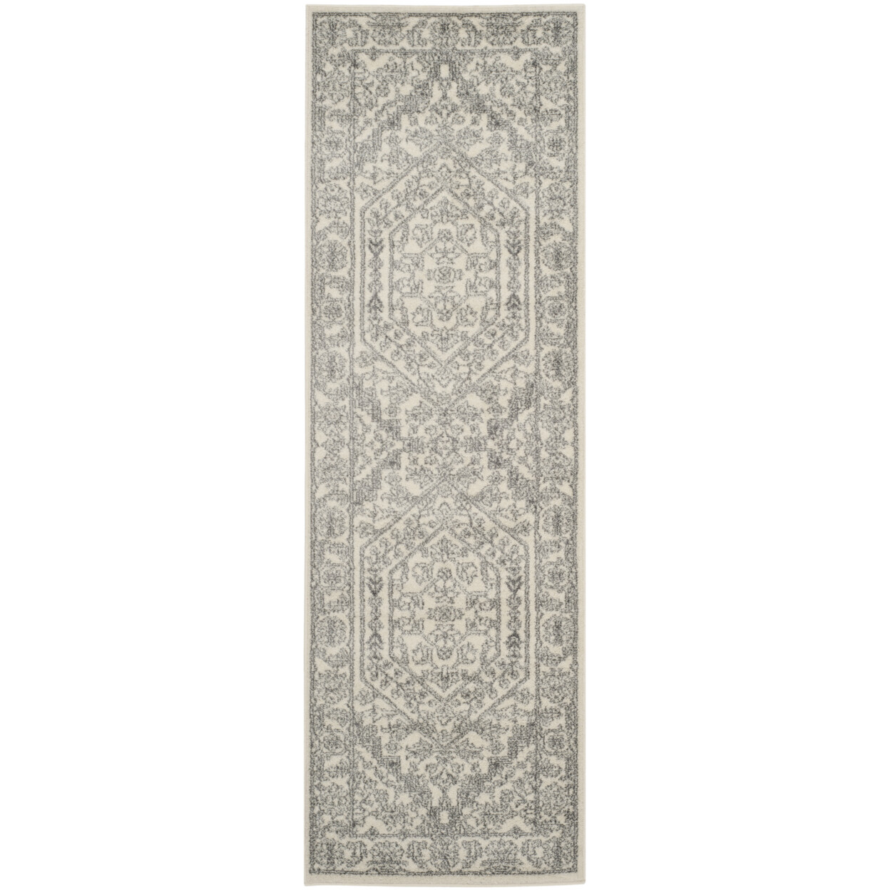 SAFAVIEH Adirondack Collection ADR108B Ivory / Silver Rug