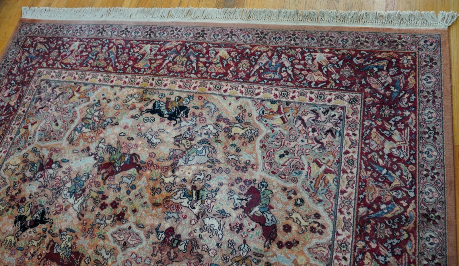 Original Karastan 8’8″ x 12′ Persiann Hunting # 700- 723 Wool American Rug