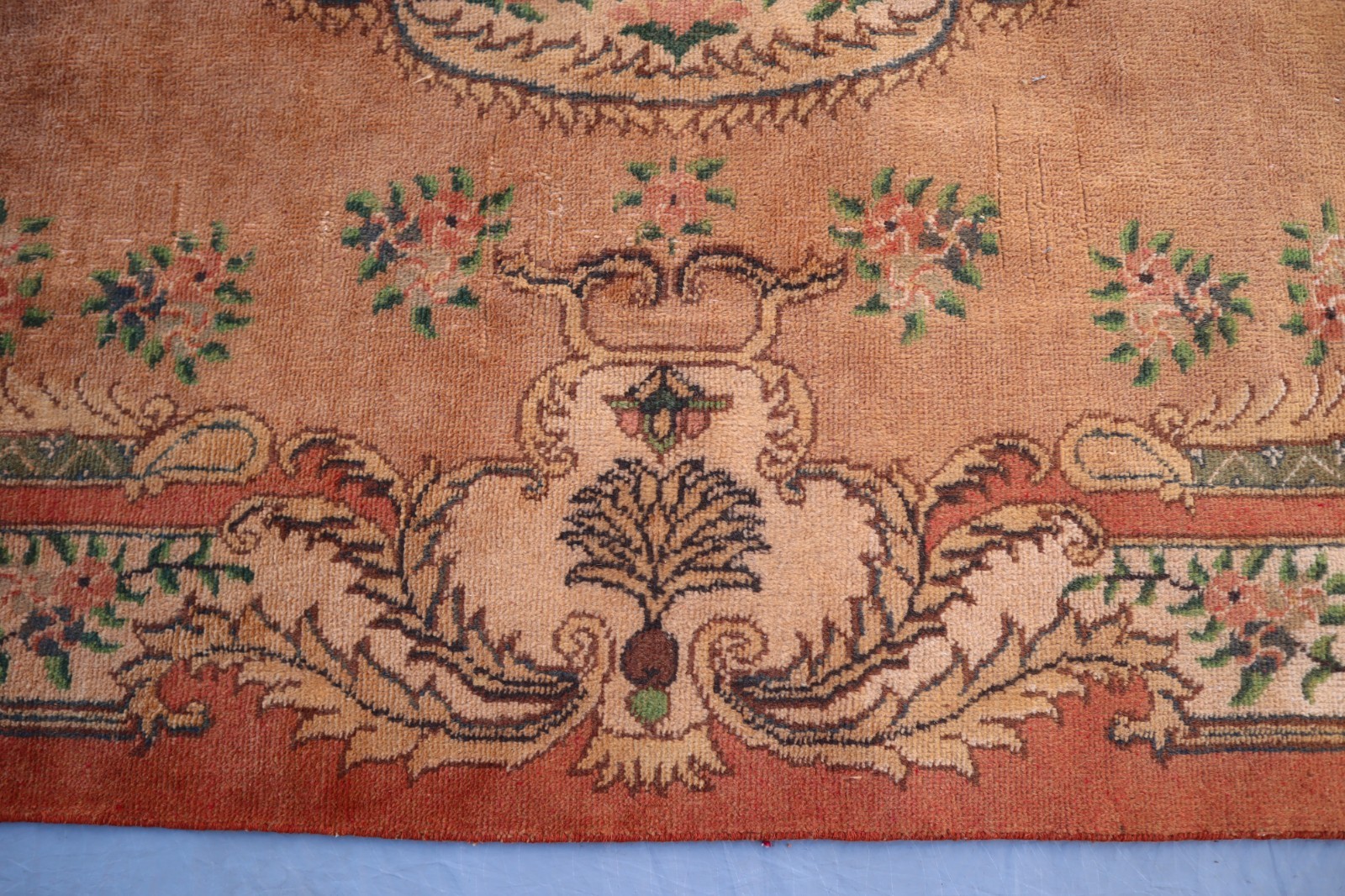 5’6×9’3 ft Afghan Handmade Veg dyes Wool Serapi Area Rug, Rug for Living Room