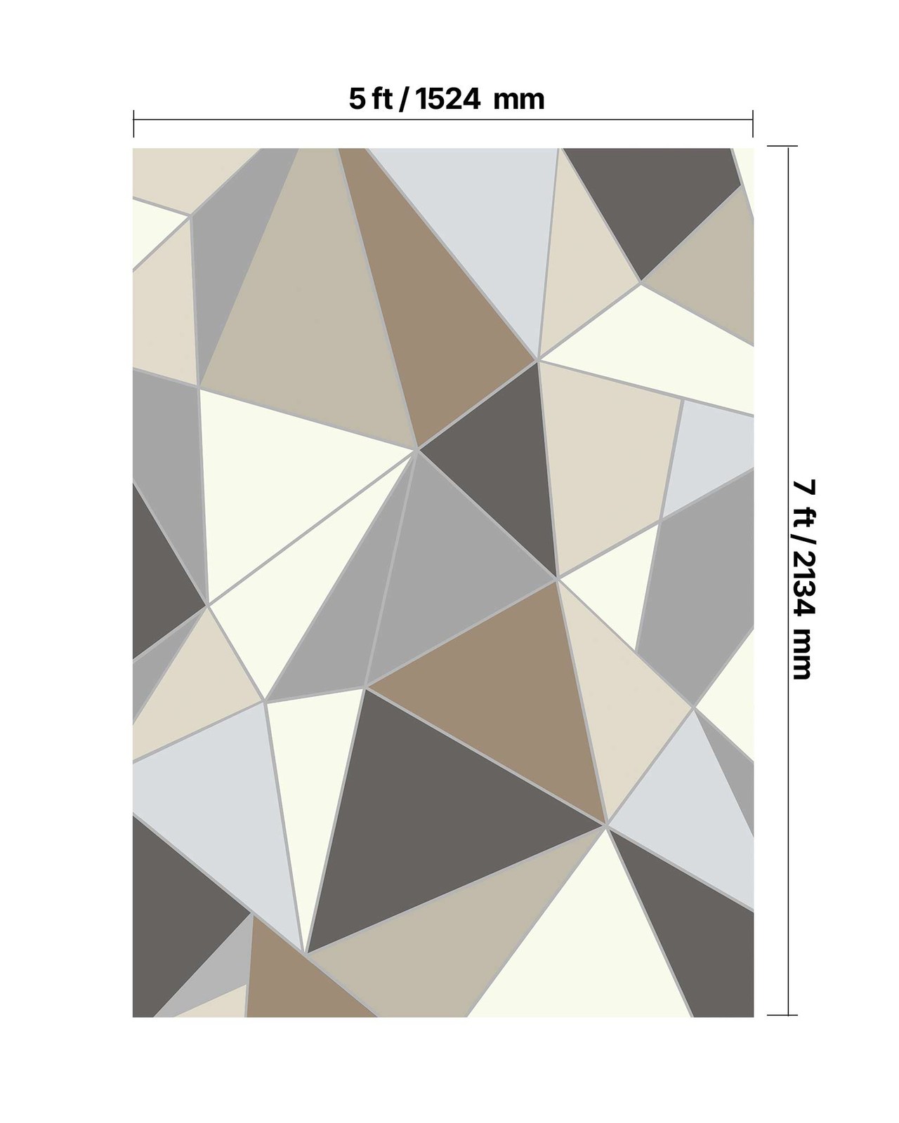 VEVOR Large Area Rug 5 x 7 ft Anti-Skid Tear-Resistant Floor Mat Charcoal Gray