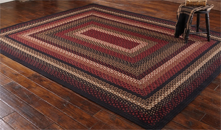 Folk Art Braided Area Rug – 48″ x 72″ Rectangle Rug By Park Designs
