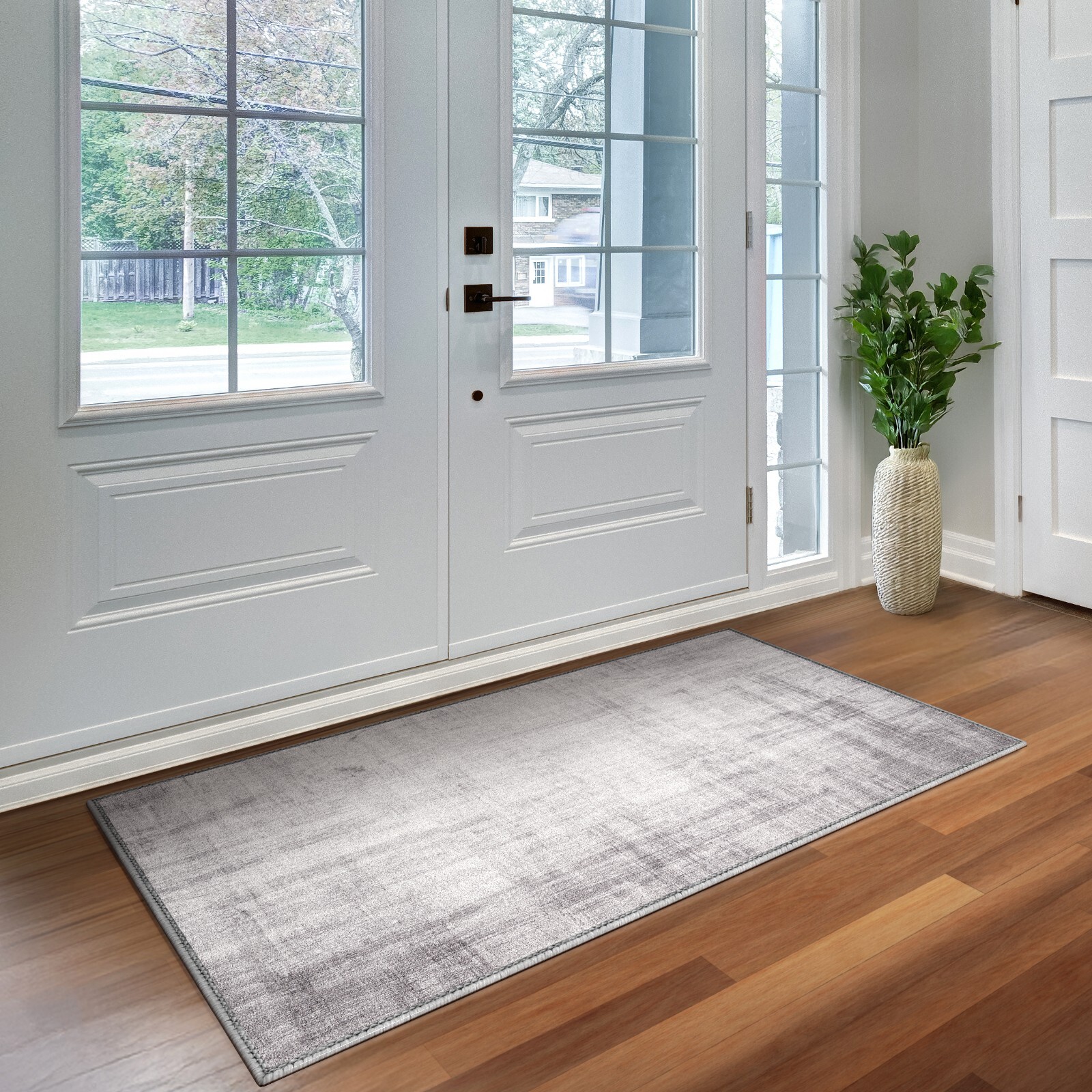 Sorbus 5ft x7ft Area Rug, Machine Washable, Non-Slip, Low Pile Non-Shedding