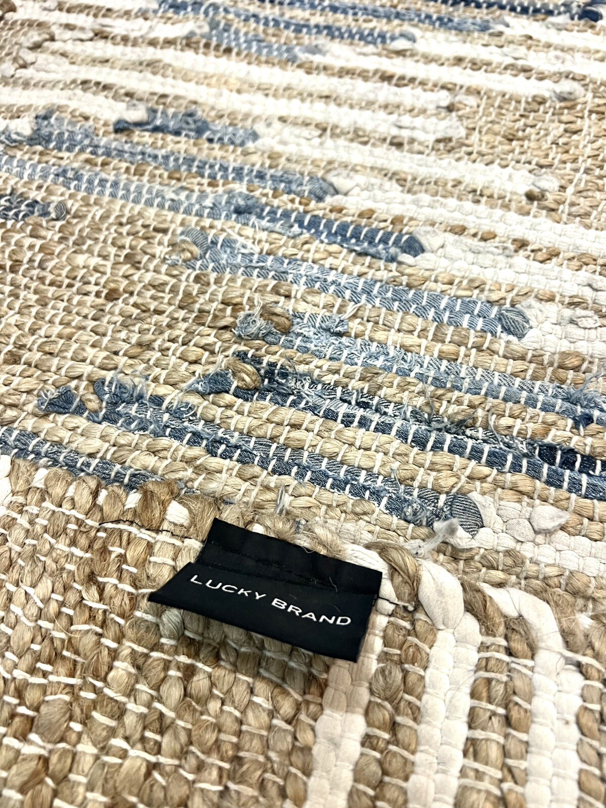 Lucky Brand Natural Fiber Neutral Runner Rug