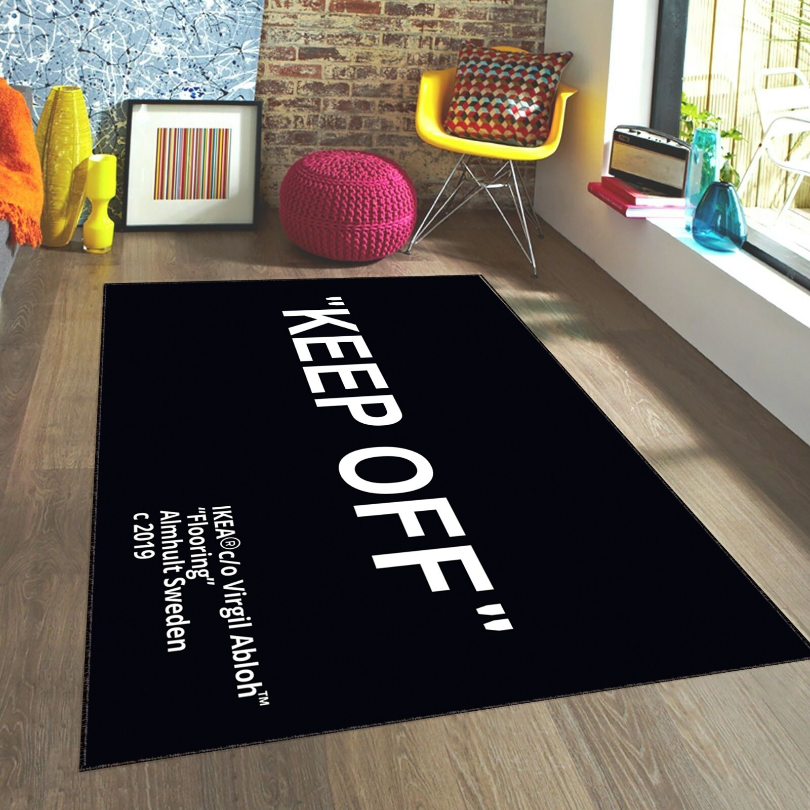 Keep Off, Keep Off Rug, Popular Carpet, Home Decor Rug, Themed Rug, Design Rug