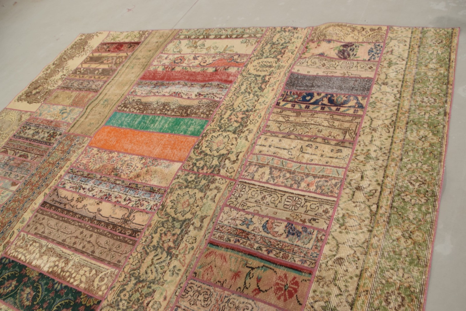 Turkish Vintage Oversize Rug 9,9×12,6 ft, Red Wool Rug