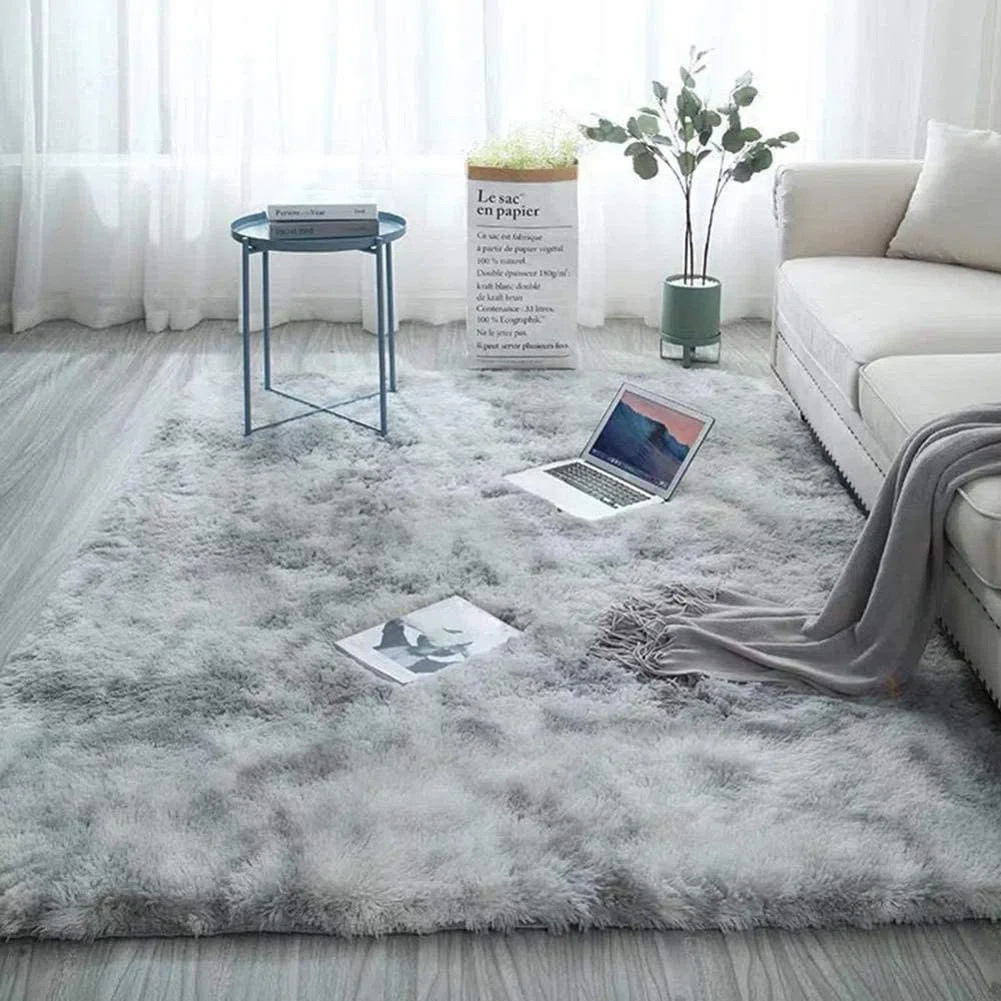 Ebern Designs Antonije Tie Dye Shag Area Rug – Rectangle 5′ x 8′ – New Opened