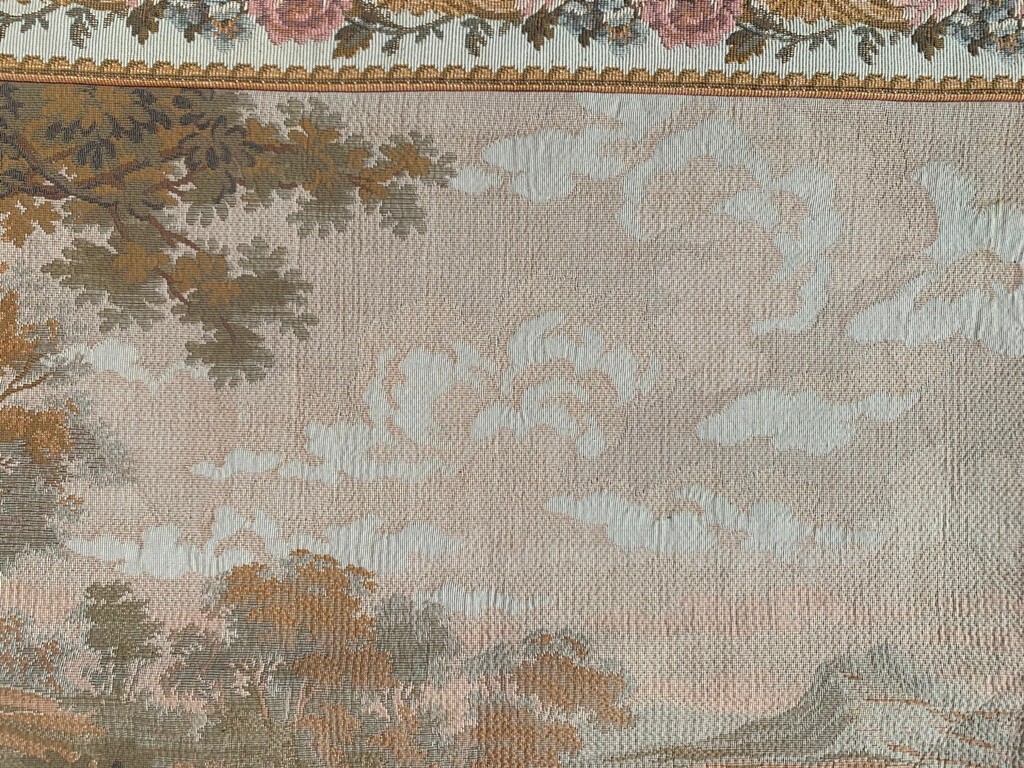 Vintage Pictorial French Tapestry Romantic Tapestry Home Decor 3×6 ft