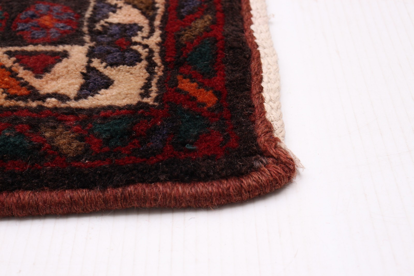 3’11” x 13’3″ Vintage Hand-knotted Runner Rug Traditional Oriental Wool Carpet