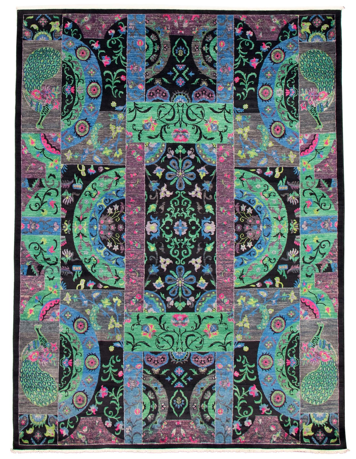 Traditional Hand-knotted Wool Oriental Carpet 7’10” x 10’1″ Area Rug