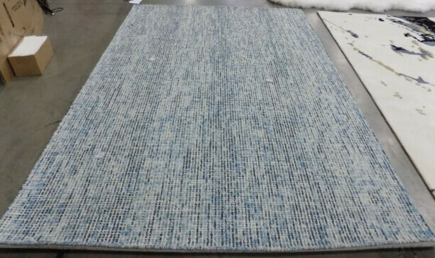 BLUE / CHARCOAL 6′ X 9′ Hole in Rug Reduced Price 1172566849 ABT468B-6