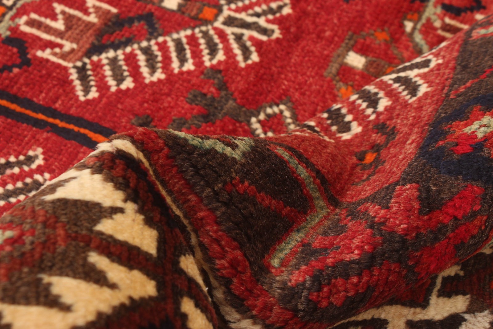 Vintage Hand-Knotted Area Rug 5’1″ x 9’6″ Traditional Oriental Wool Carpet