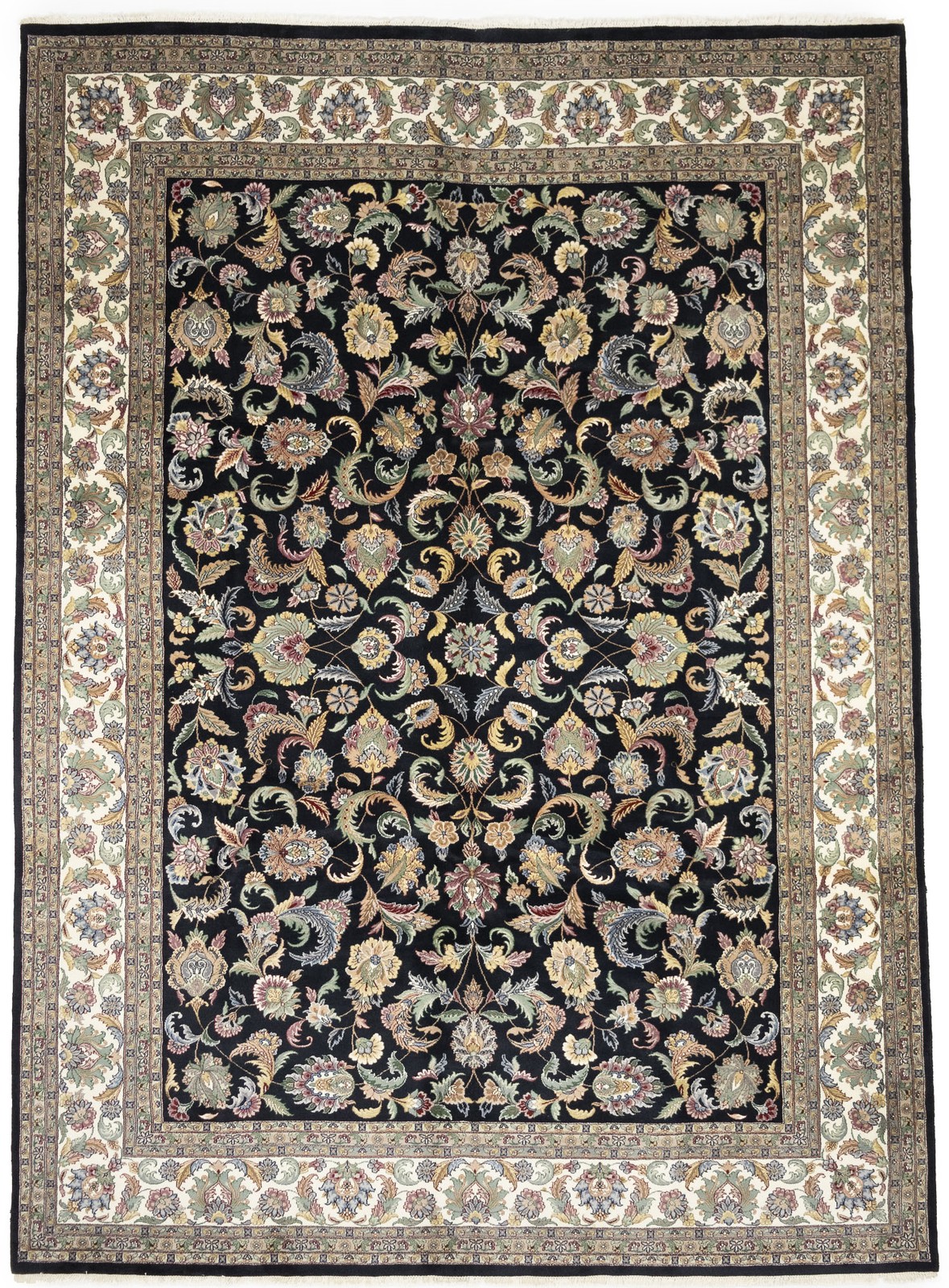Handmade Oversized Pakistan Wool Rug Floral Style Oriental Decor Carpet 10X14 ft