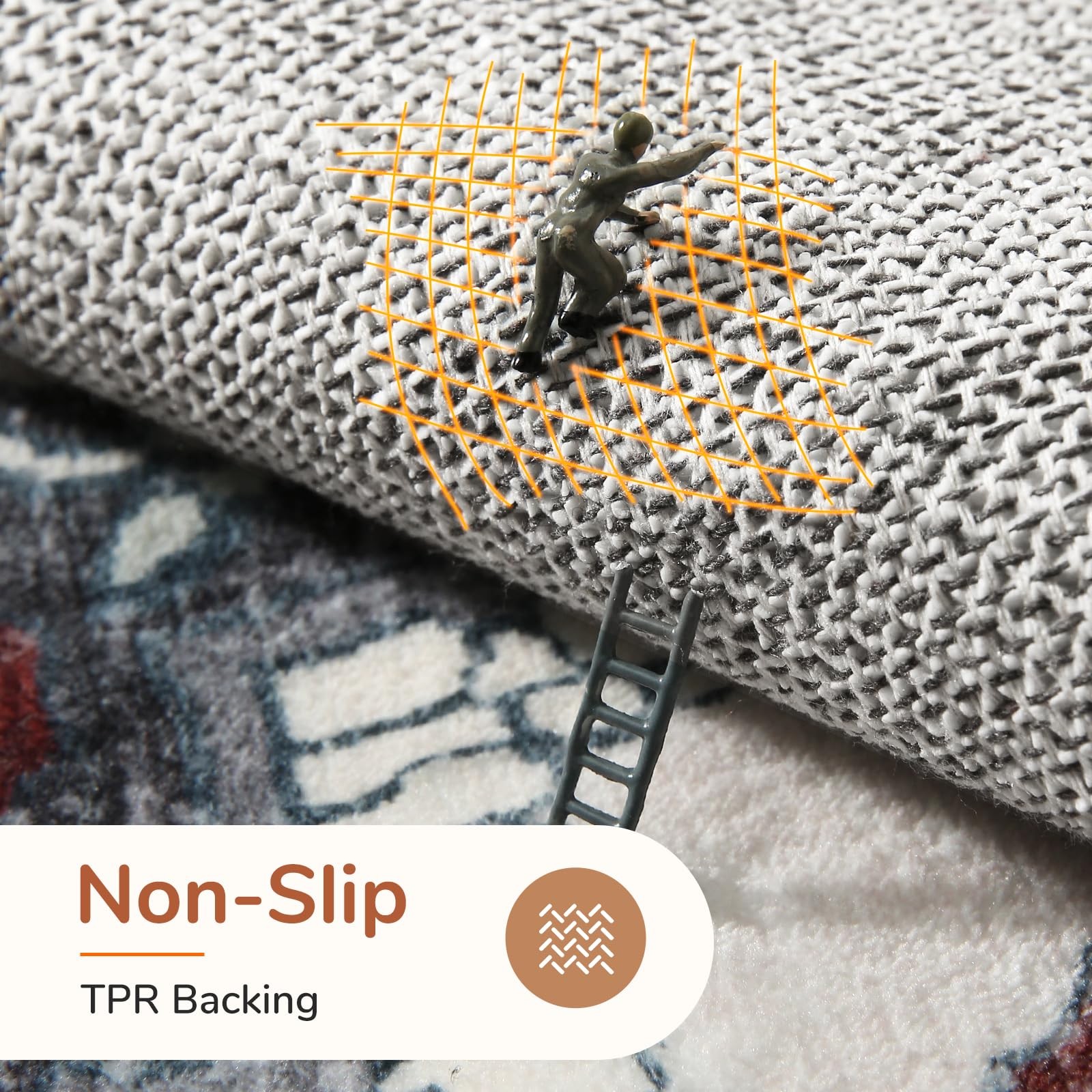 Soft Area Rugs 5×7 5×7 Washable Rug with Non Slip Backing 5 x 7 Faux Cashmere