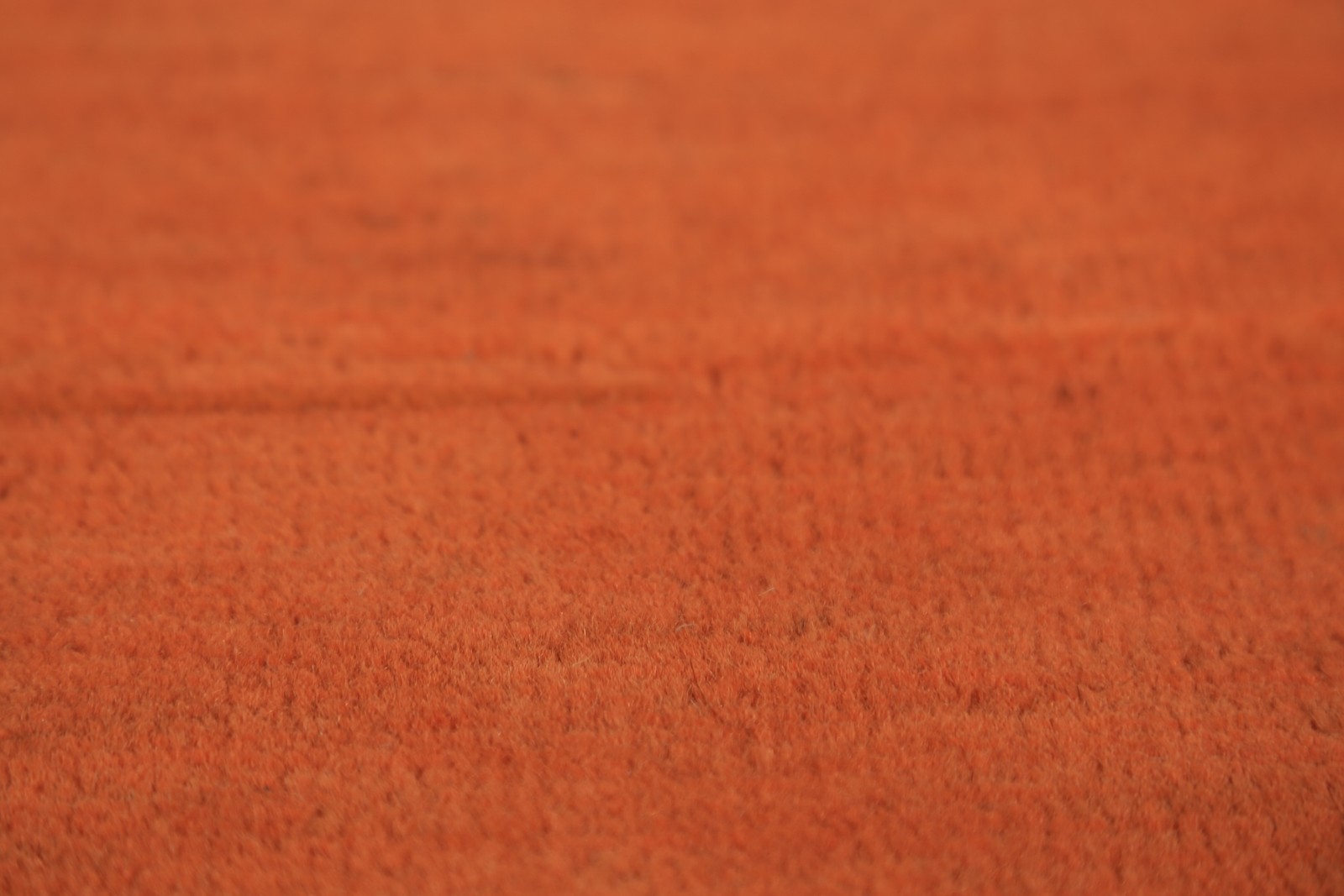 Orange Wool Handmade Modern Rug 4×6 Solid Contemporary Oriental Carpet