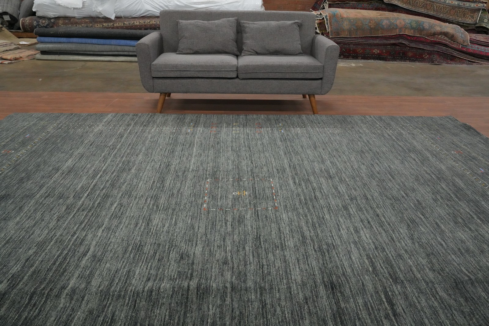 Tribal Gabbeh Handmade Large Rug Little Character/ Animals Design Carpet 10×12