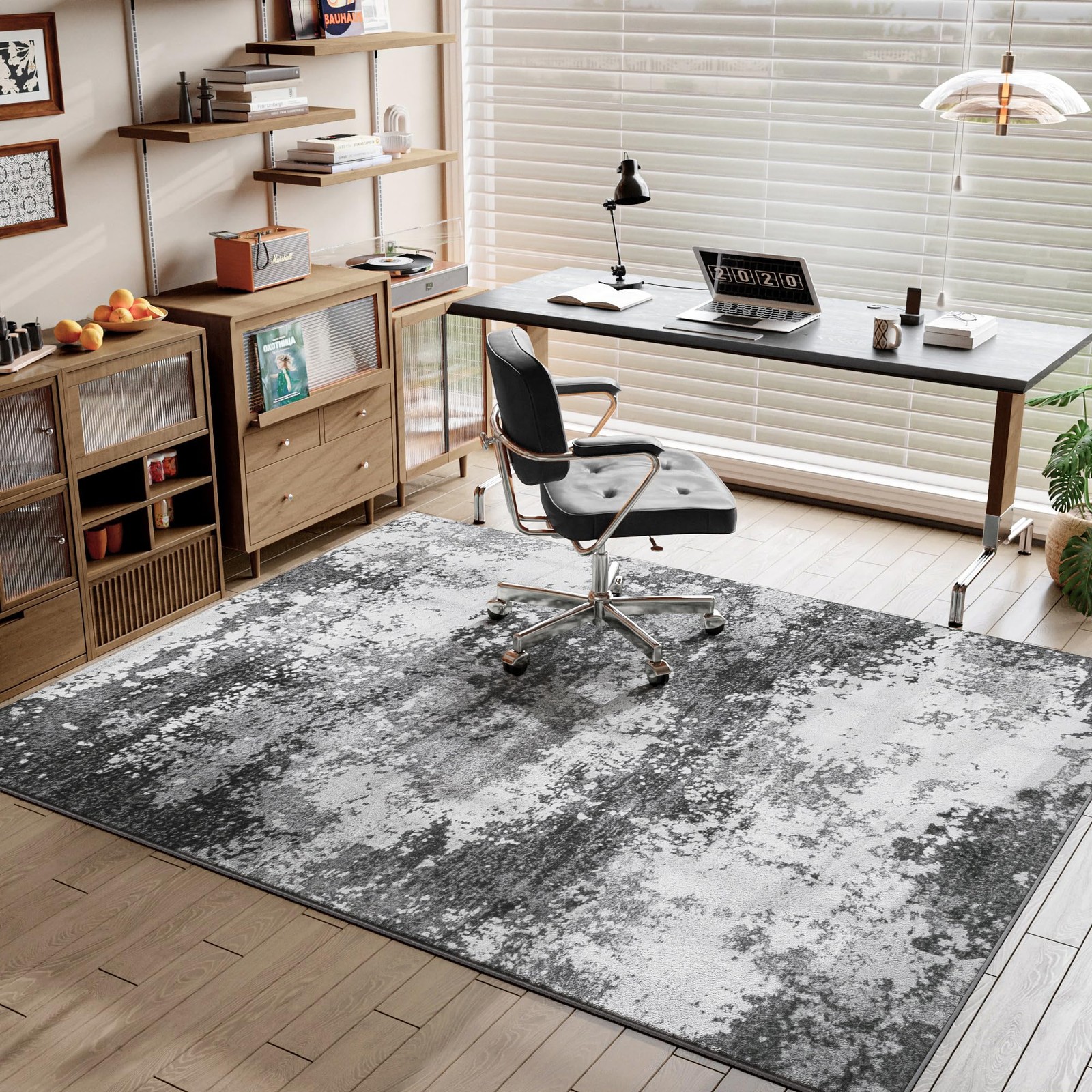 Entryway Rug 3×5 Grey Washable Door Mat Indoor Entrance 36×60
