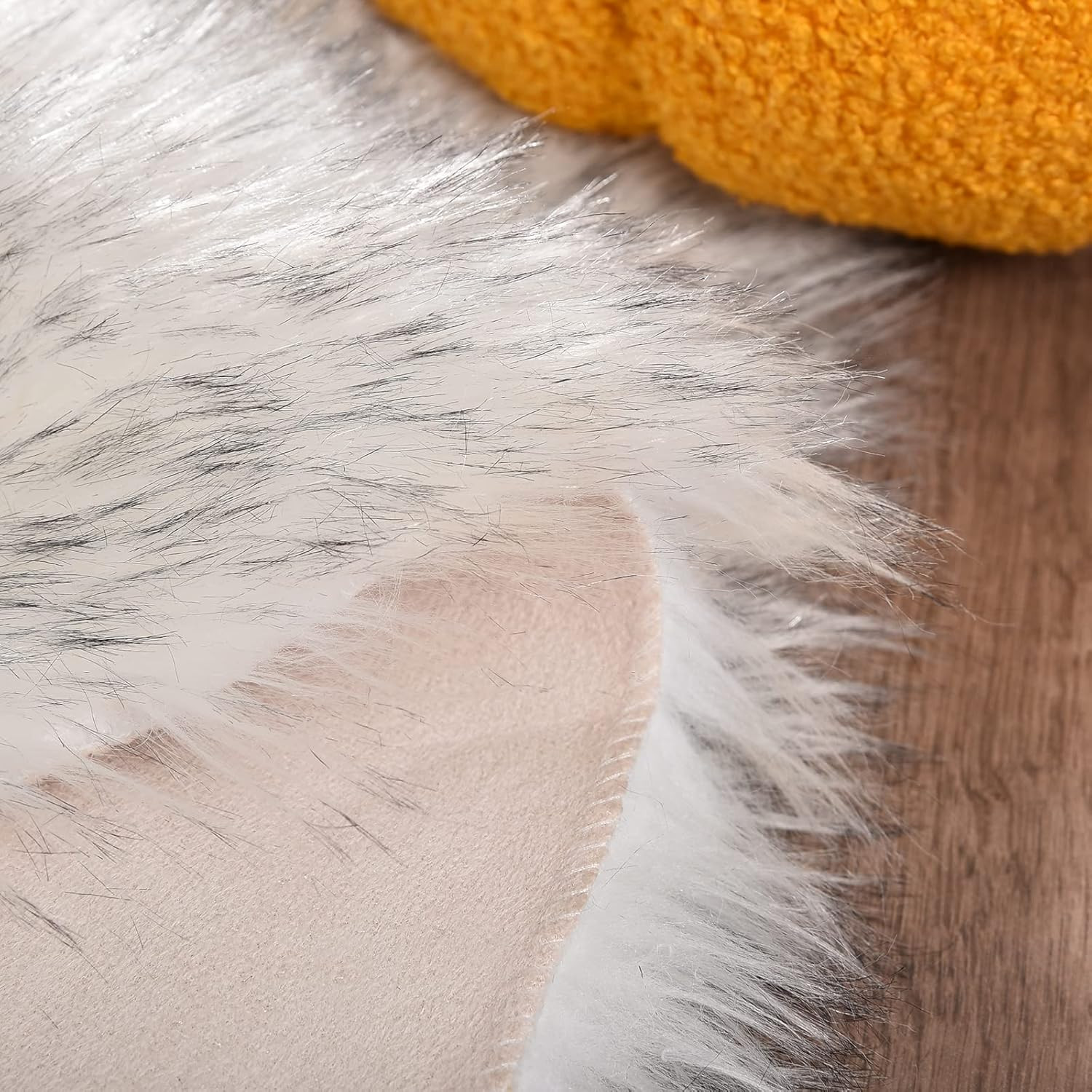 Faux Sheepskin Rug 2×6 Fluffy Fuzzy Furry Runner for Bedroom Bedside Plush – Whi