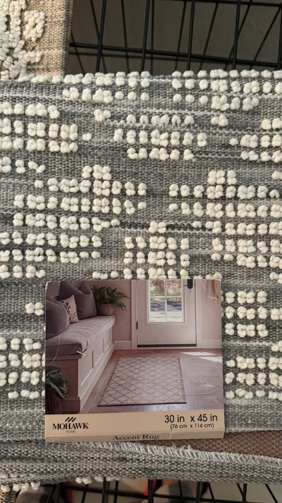 Mohawk Home, 30″ x 45″ Accent Rug | Grey Machine Washable New