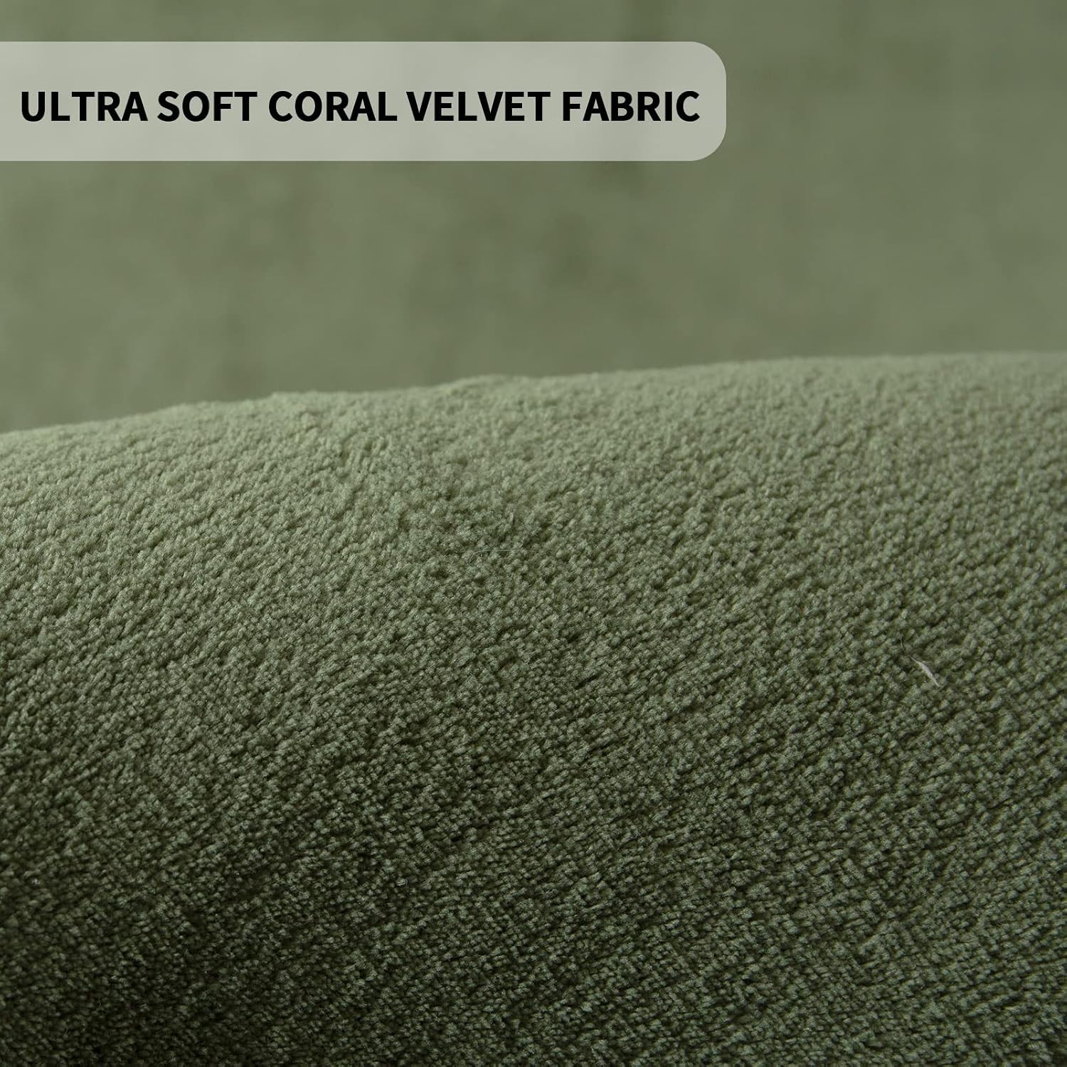 Thick Handmade Coral Velvet Tatami Mat – 59″ x 78″ Olive Green Living Room Rug