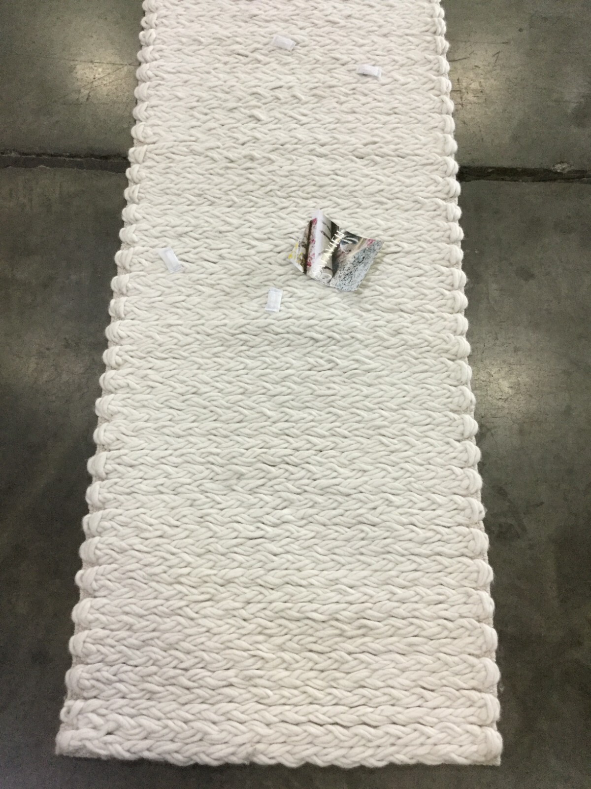 IVORY 2′-3″ X 8′ Flaw in Rug, Reduced Price 1172662675 NAT802A-28