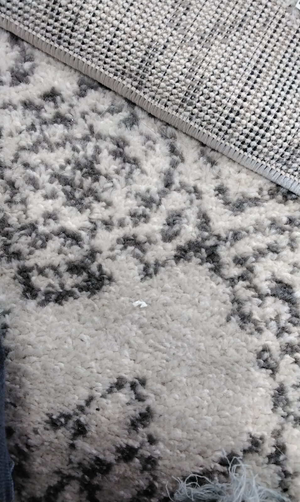 IVORY / GREY 2′-0″ x 13′-0″ Back Stain Rug, Reduced Price 1172723165 TUL229A-213