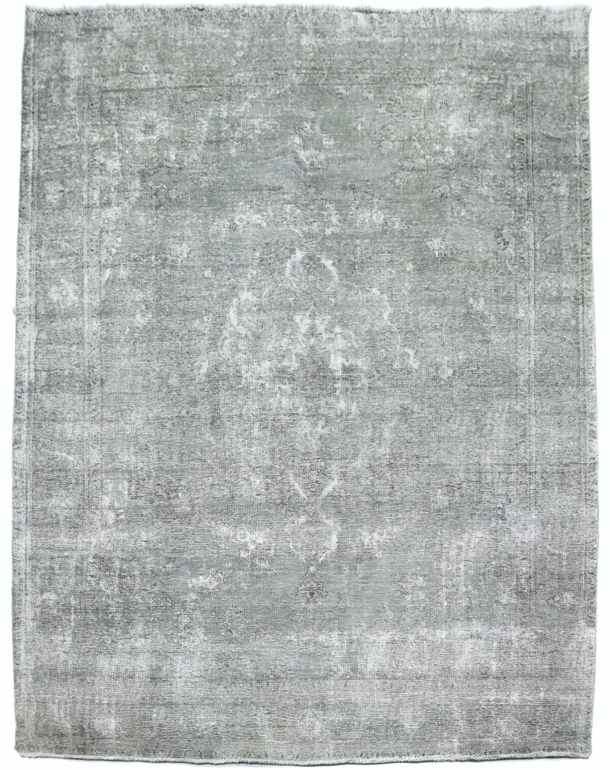 9’8X12’3 ft Antique Distressed Oriental Rug Vintage Floral Stone-Washed Carpet