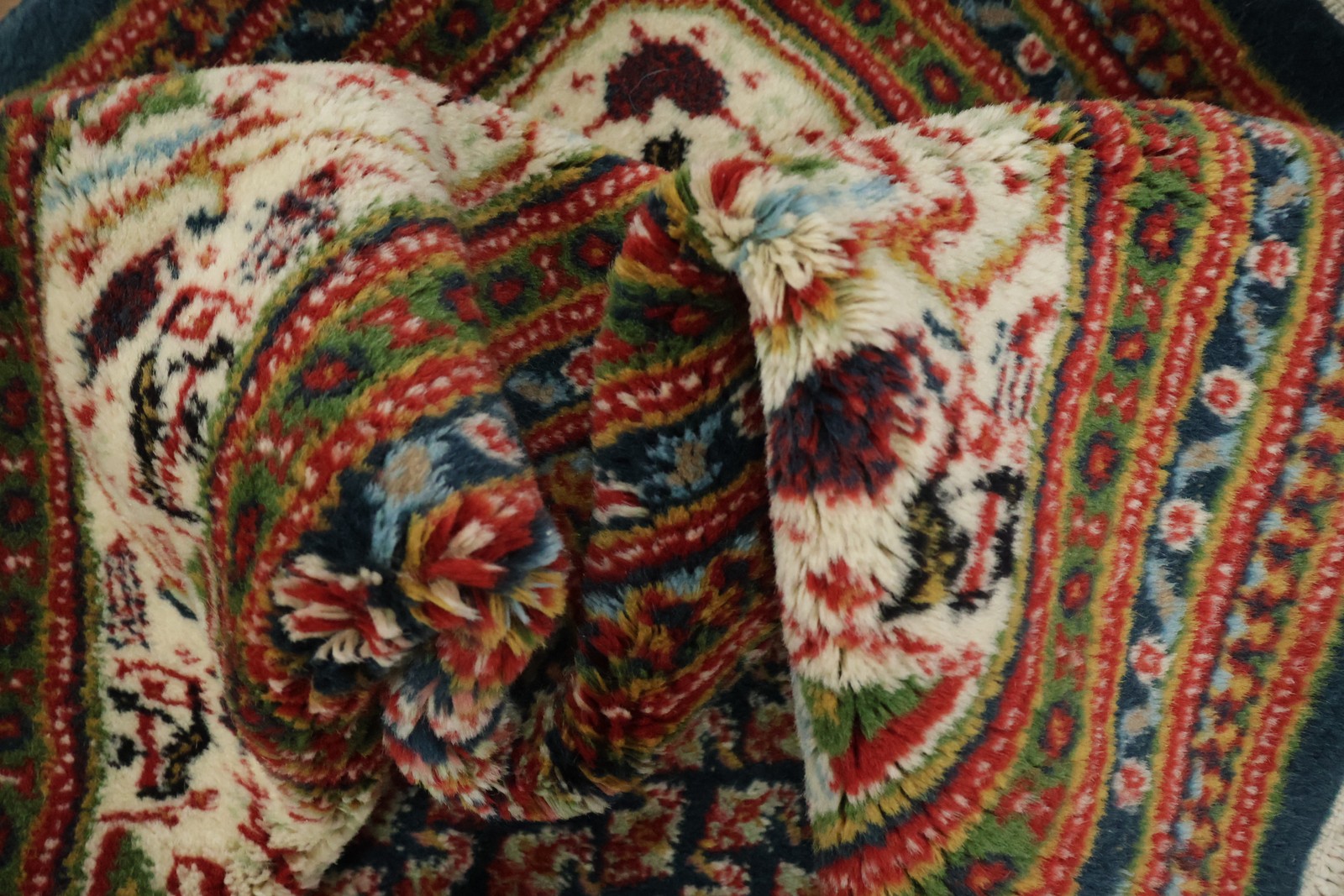 Traditional All Over Oriental Rug 5×7 Ft Handmade Geometric Wool Carpet Area Rug