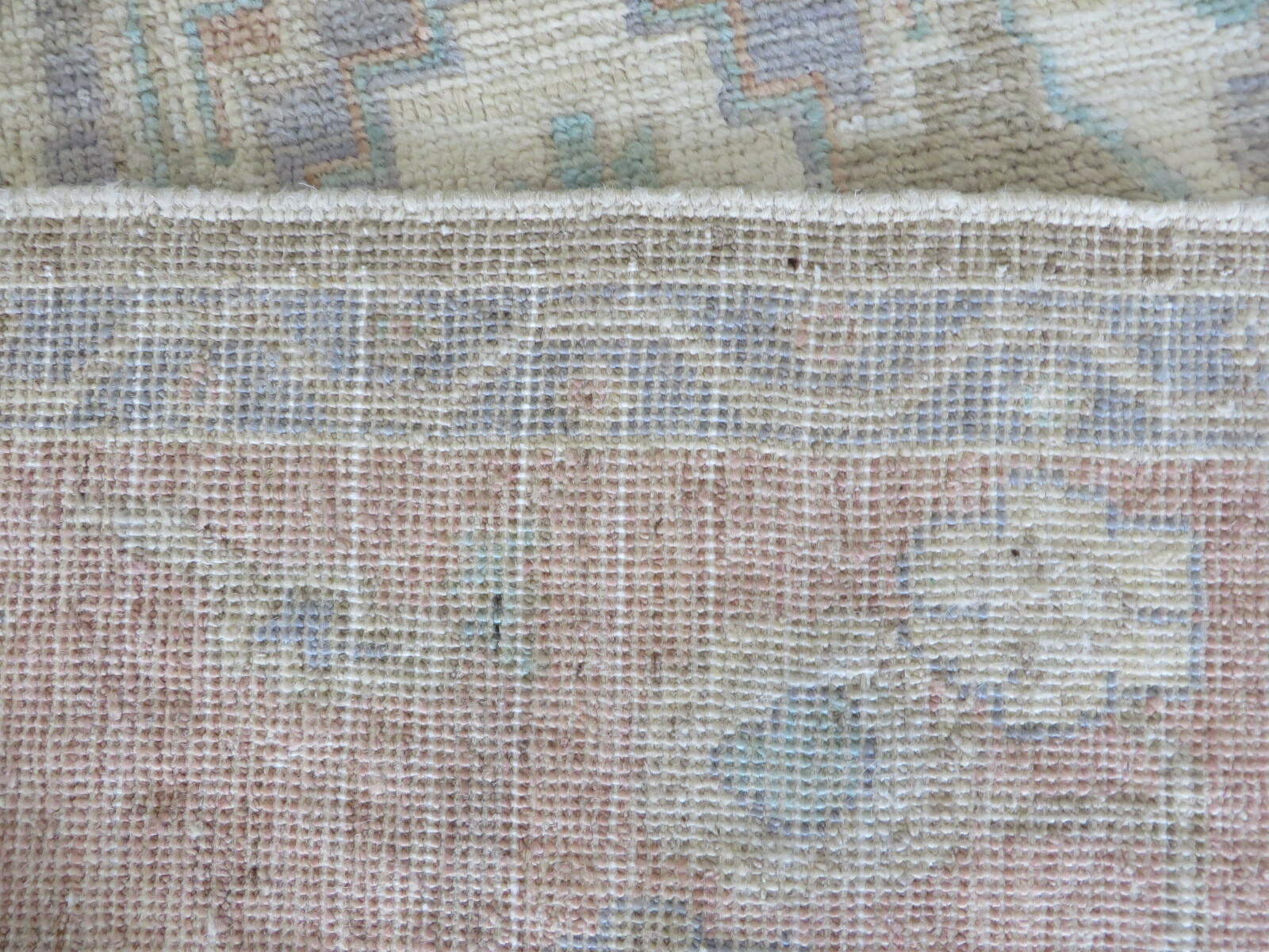 5’9 x 8’10 Hand Knotted Sand Brown Turkish Oushak Oriental Rug G10931