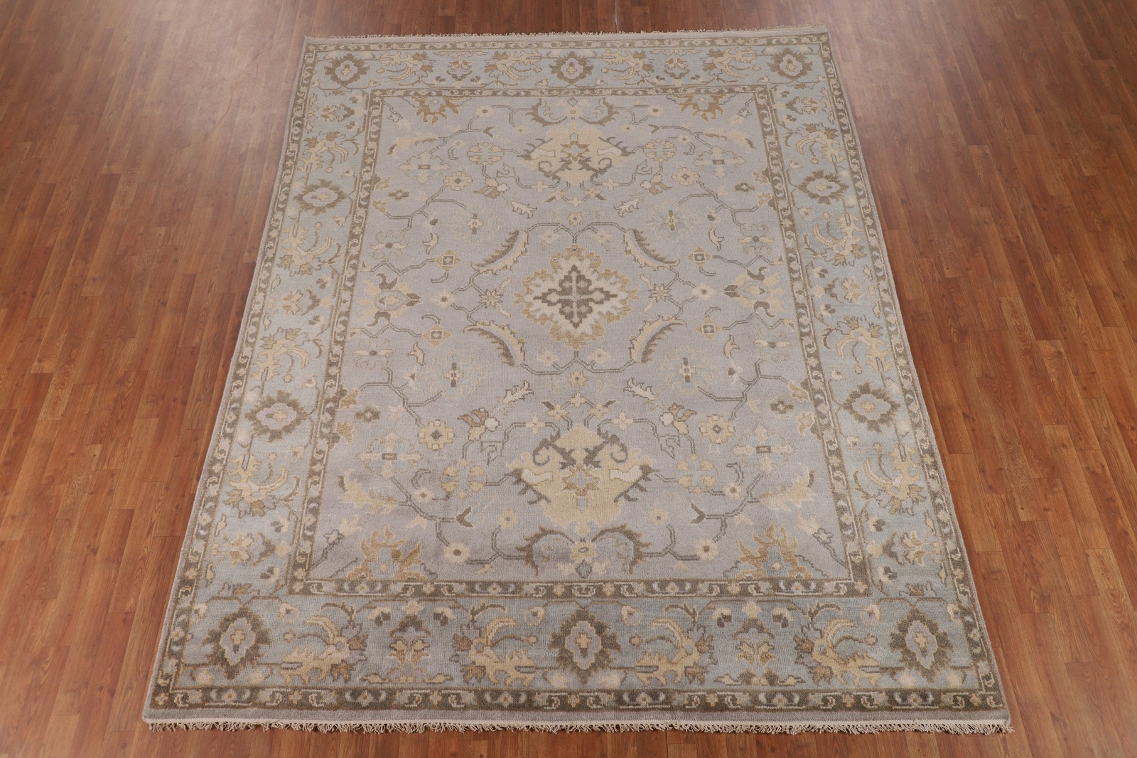Luxurious Handcrafted Indian Living Room Rug Thick Plush 8×10 ft