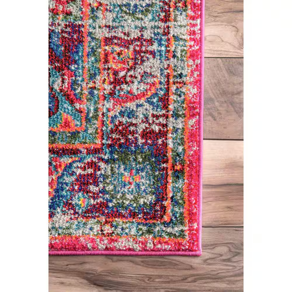 Corbett Vintage Boho Multi Doormat 2 Ft. X 3 Ft. Area Rug