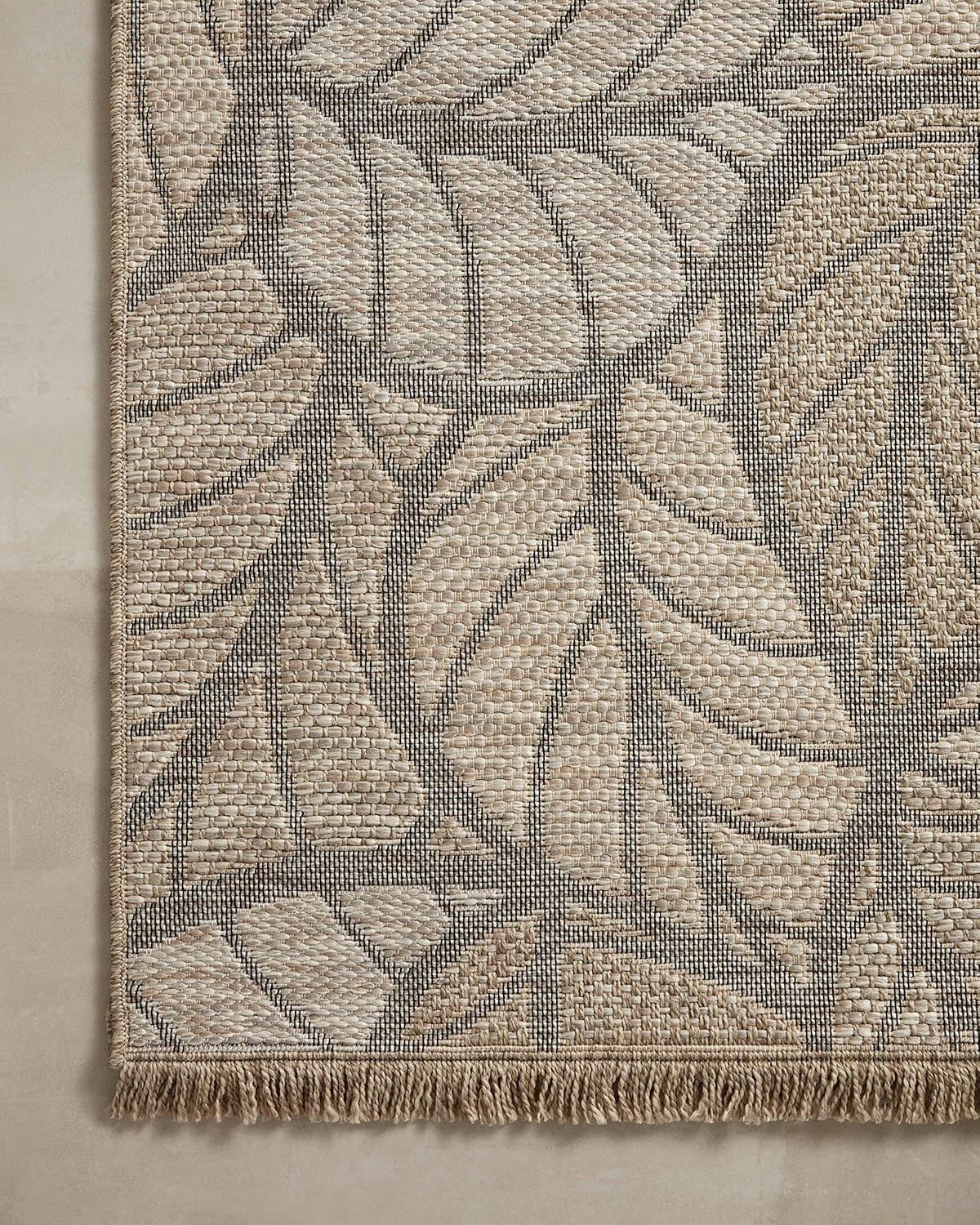 Loloi Dawn Collection 7’8″ x 10′ Taupe Indoor/Outdoor Area Rug