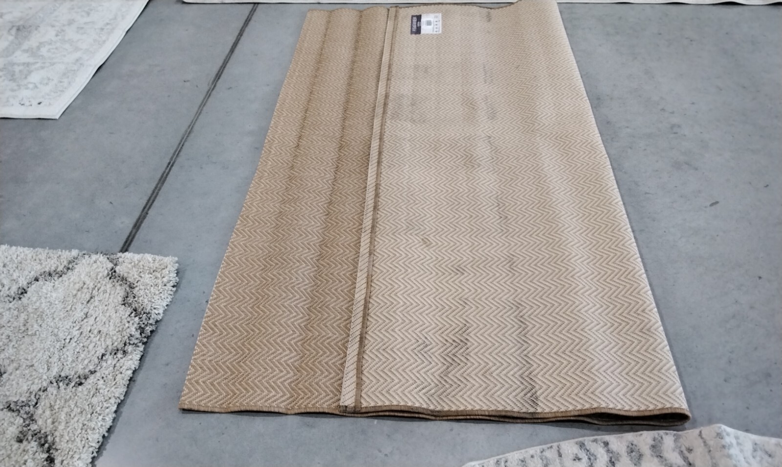 NTRL / CREAM 6′-7″ X 6′-7″ Damaged Rug Reduced Price 1172721435 CY8022-03012-7SQ