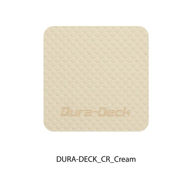 Dura-Deck Embossed Single Color Full Sheet: 5mm Size: 46″ x 87″ Color: Cream