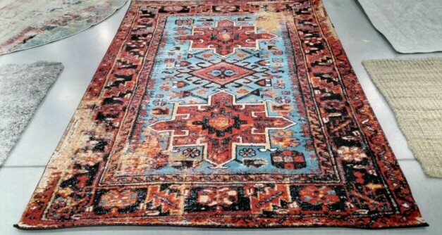 LIGHT BLUE 6′-7″ X 9′ Loose Threads Rug, Reduced Price 1172711534 VTH211Q-6