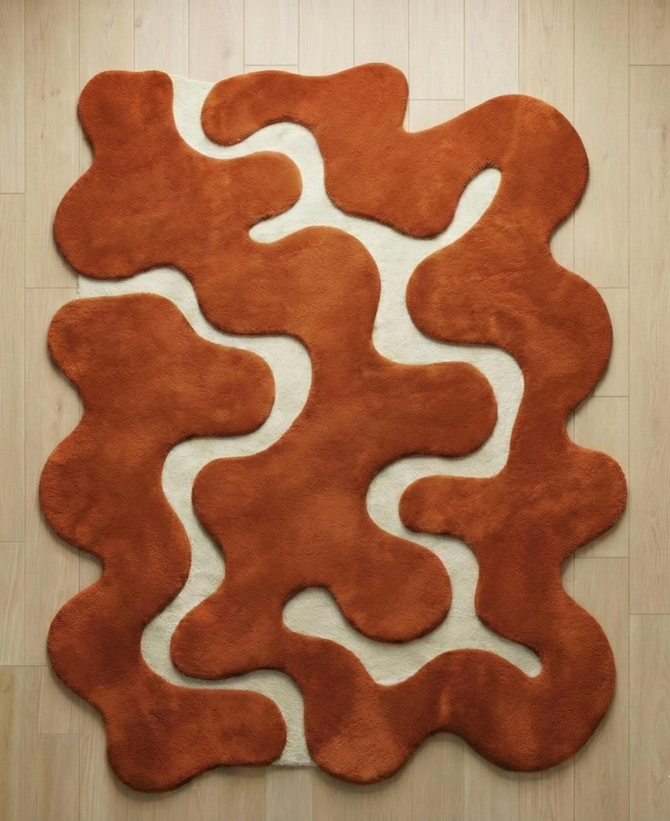 Designer Rug | Irregular Rug | Wool area Rugs | Living Room Rug | Tufted A29