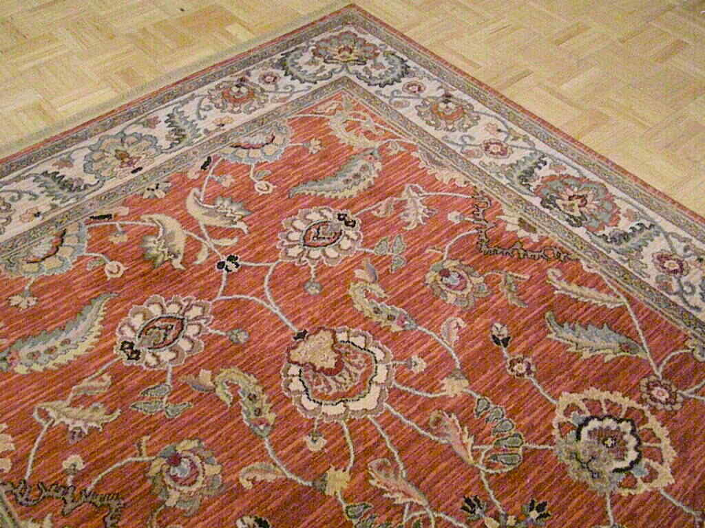 6×9 KARASTAN ASHARA RED AGRA 549 – 15002 – 100% WOOL RUG BRAND NEW