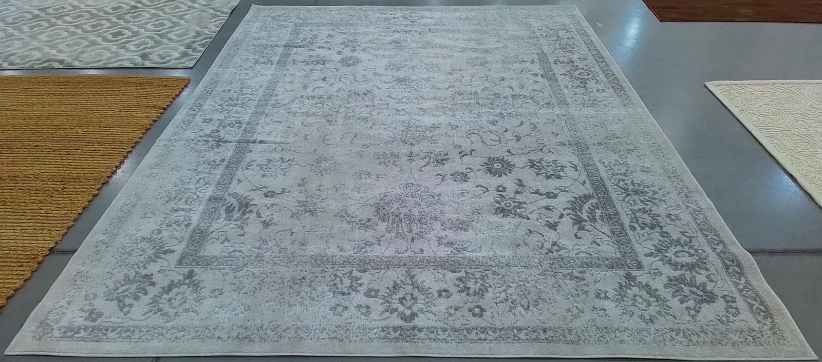 IVORY / SILVER 9′-0″ x 12′-0″ Flaw in Rug, Reduced Price 1172805173 ADR109C-9