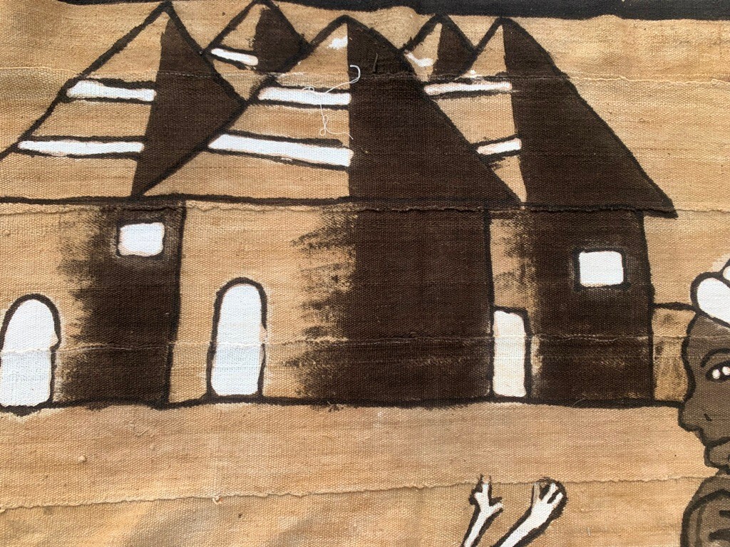 Mud Cloth Handmade Tapestry,Large Tapestry,Batik African Painting Tapesty,4x6ft