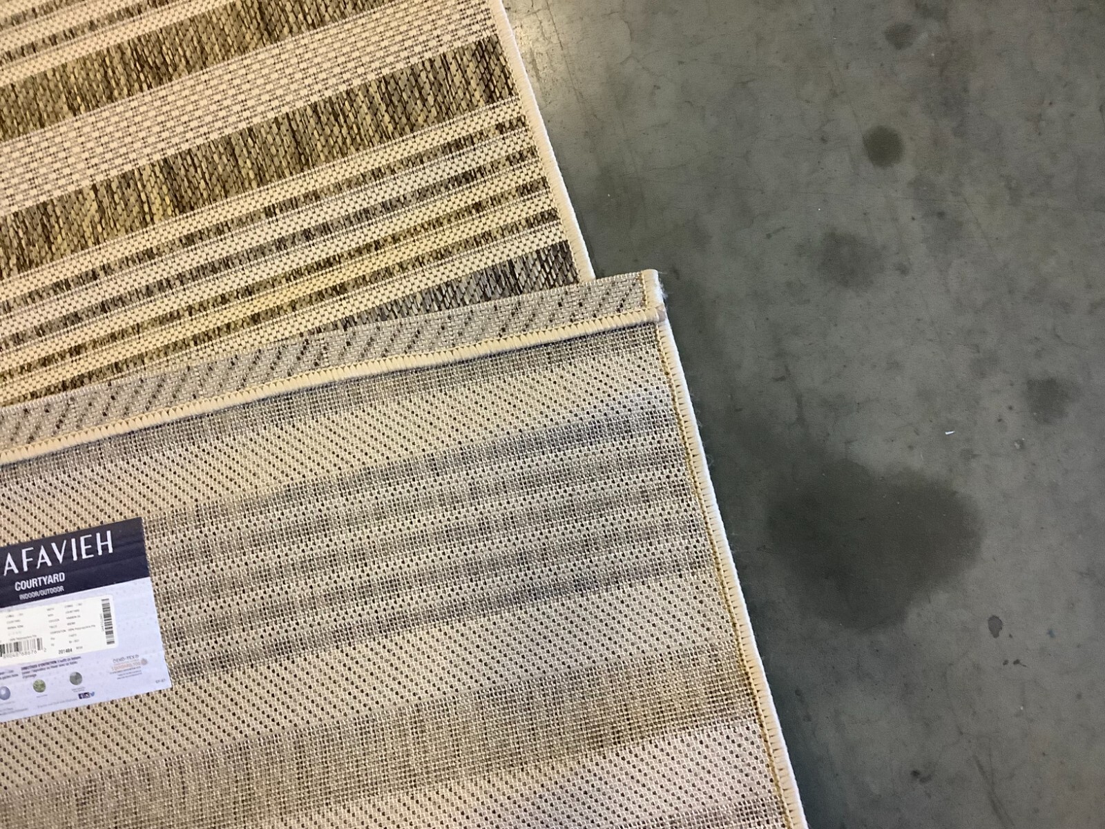 BROWN / BONE 2′-3″ x 12′-0″ Flaw in Rug, Reduced Price 1172675091 CY6062-242-212
