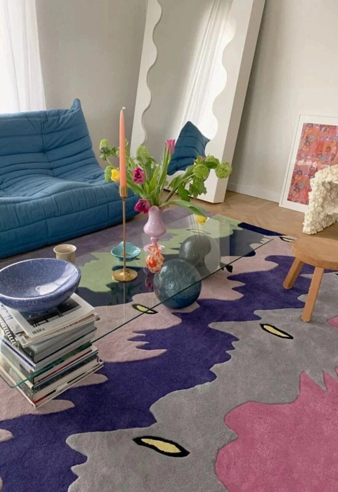 Modern Hand tufted Premium Quality Hand tufted Modern Nz Wool Rug