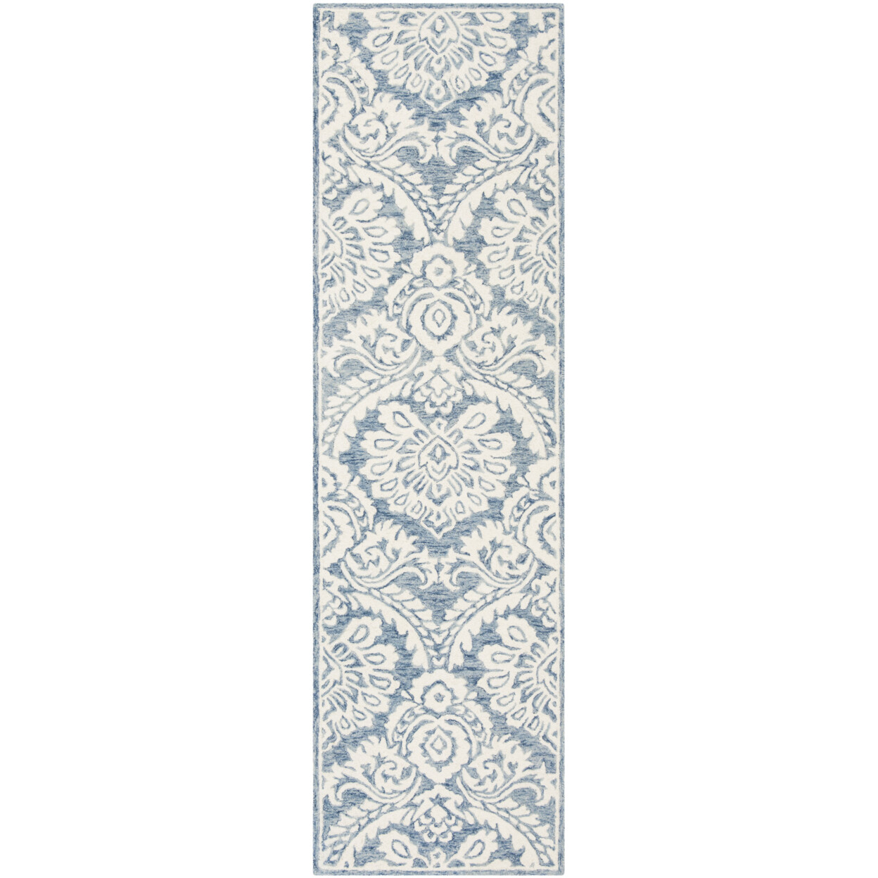 SAFAVIEH Blossom BLM106M Handmade Blue / Ivory Rug