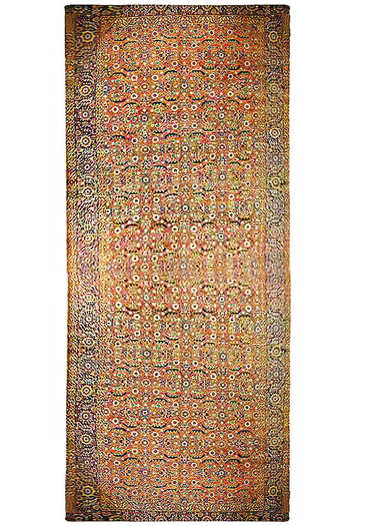 8′ x 23′ ANTIQUE Perrsian Soltanabaad Mahaal Long Runner Rug 1900’s 11823