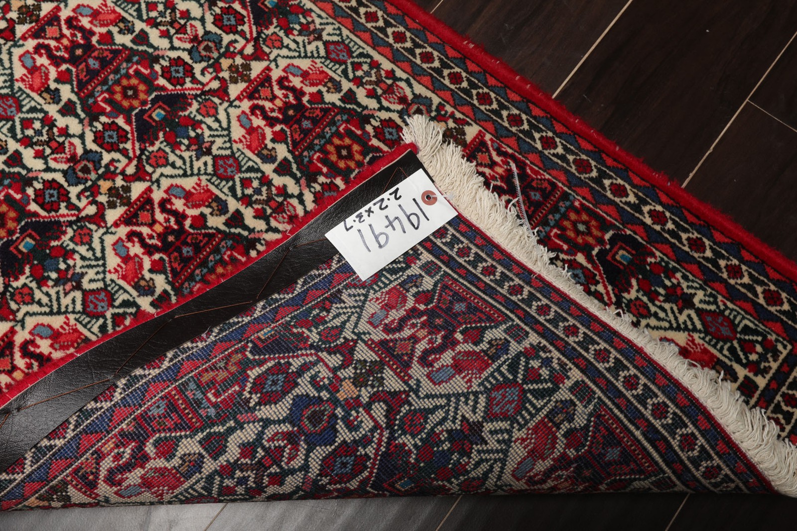 2’2”x3’7” Hand Knotted Wool Ivory Abadehh Traditional Area Rug