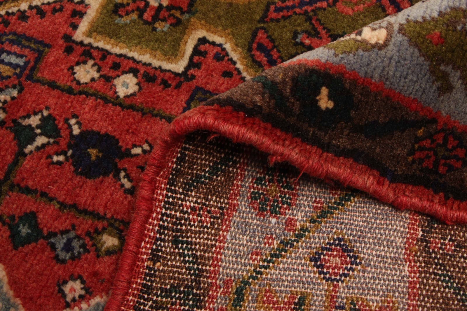 Vintage 3’1″ x 5’2″ Traditional Hand Knotted Vegetable Dye Wool Area Rug