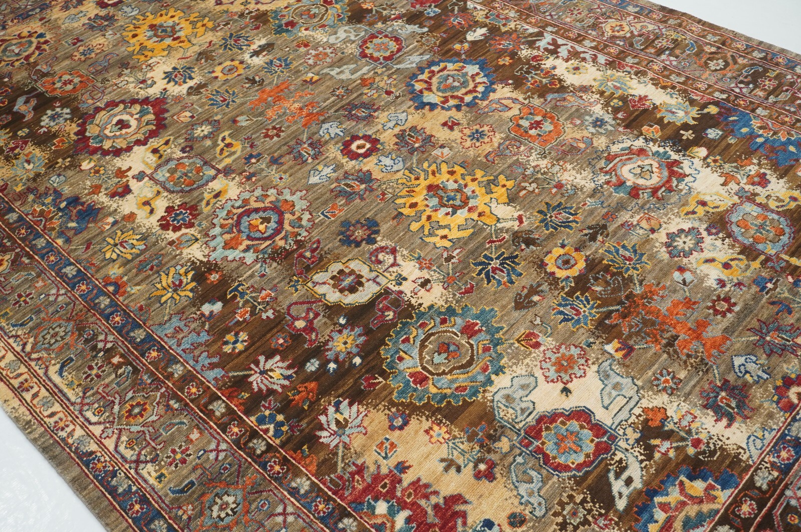 6 x 9 ft Dark Gray Bidjar Afghan Hand Knotted Wool Oriental Modern Area Rug
